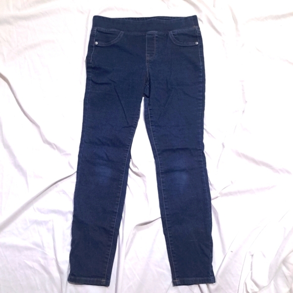 George Denim - George | Dark blue jegging women's stretch jean no zipper